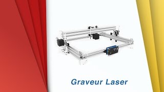 Graveur laser EleksMaker V2  déballage  montage  test  solution logiciel [upl. by Hgieloj]