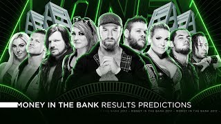 WWE Money in the Bank 2017  Results Predictions [upl. by Hedvig]