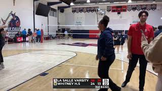 102424 CIF SS Playoffs Round 1 La Salle Girls Varsity vs Whitney HS [upl. by Thain]