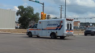 Moose jaw ems 2003 responding [upl. by Nodnarb]