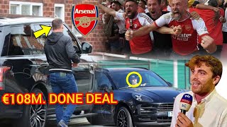 🚨 Breaking News arsenal complete €108M DEAL🔥 medical today✍️ DONE DEAL✅ Arsenal transfer news [upl. by Dleifrag672]