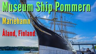 POMMERN Museum Ship  Mariehamn Maritime Museum  Åland  Mariehamn Harbour [upl. by Basso]