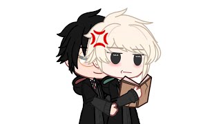 Draco’s personal space  HarcoDrarry MemeSkit  Gacha club read the desc before commenting [upl. by Ernesta937]