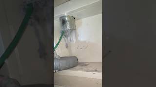 Satisfying Dryer Vent Cleanout OddlySatisfying DryerVentCleaning VacuumTherapy [upl. by Llenna]