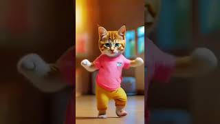 Cute cat dance video catshorts animaldance cute catdance funny catvideos cat catukraine [upl. by Yeh]