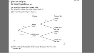 GCSE Revision Video 32  Probability trees [upl. by Ingar]