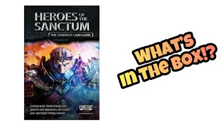 Heroes of The Sanctum Kickstarter Unboxing [upl. by Harmon]