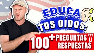 100 Preguntas y Respuestas Clave en Inglés para Conversaciones Diarias  Aprende y Educa Tus Oídos [upl. by Sileray]