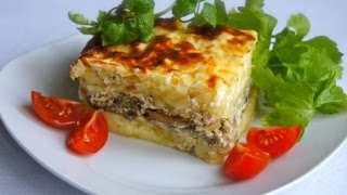 Картопляна запіканка  Картофельная запеканка с мясом [upl. by Nomra]