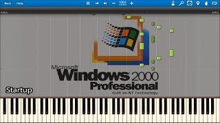 WINDOWS 2000 SOUNDS IN SYNTHESIA [upl. by Aem245]