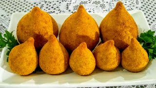 COXINHA DE FRANGO TRADICIONAL  SUPER FÁCILVC VAI AMAR ESSA RECEITA [upl. by Kaleena]