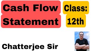 4 Cash Flow Statement Management Accounting Class 12 DK Goel Book 📚 Session 202425 [upl. by Goodwin]