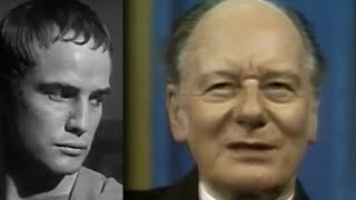 John Gielgud on Marlon Brandos Mark Antony and proposing him to play Hamlet  1971  4K [upl. by Arlie]