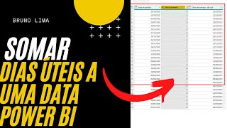 Power BI  Somar Dias Úteis a uma Data Data Pedido x Data Entrega [upl. by Aidualk636]