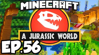 Jurassic World Minecraft Modded Survival Ep56  CONTINUE THE ROLLERCOASTER Dinosaurs Modpack [upl. by Nauaj]