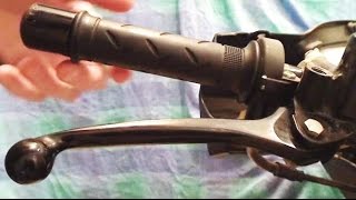 Front brake 5of6 Brake lever Greasing OR Replacement  HONDA INNOVA GARAGE  WAVE  2010 [upl. by Karil]