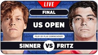 SINNER vs FRITZ ● US Open 2024 Final ● LIVE Tennis Play by Play Stream [upl. by Farwell]