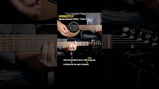 Honestly  Harem Scarem Easy Guitar Chords Tutorial with Lyrics part 4 SHORTS REELS [upl. by Shelby]