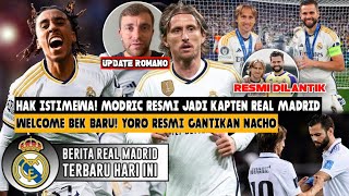 RESMI❗Real Madrid Putuskan Modric Kapten Baru 😁 Yoro Otw Ke Real Madrid ⚪️ Berita Madrid [upl. by Eanwahs493]