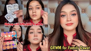 Makeup Tutorial with Affordable Pakistani Products  Get Ready with me for Dawat  Asma Khan [upl. by Sardella]