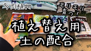 【多肉植物】多肉が元気にモリモリ育つ土を紹介します！ [upl. by Farrow]