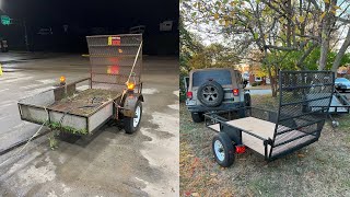 Restore old utility trailer [upl. by Margaux568]