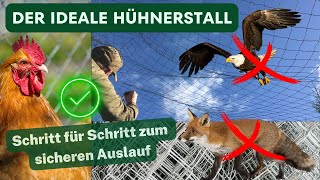 Wir bauen Schritt für Schritt den ultimativen TraumHühnerstall Sicherer Auslauf glückliche Hühner [upl. by Fattal]