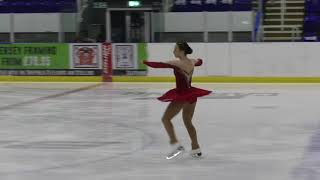 Evelyn Cowling Voilà 5th place Figure Skating Competition [upl. by Edualc]