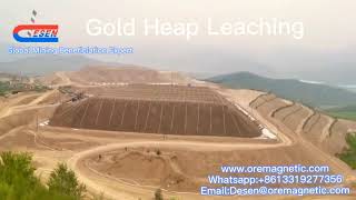 Gold Heap Leaching Desen Mining [upl. by Eet]