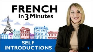 Learn French  How to Introduce Yourself in French [upl. by Gianna392]