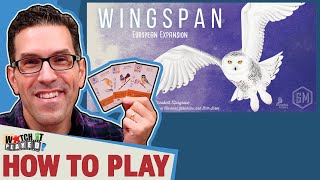 How To Play  Wingspan European Expansion [upl. by Nyleak]