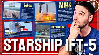 Guía Todo lo que tienes que saber para el 5º lanzamiento de STARSHIP IFT5 [upl. by Ennaxor]