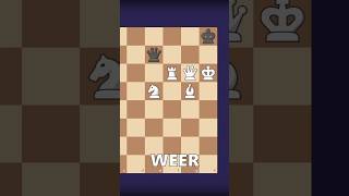 Mating black in two movesviralvideo chess pawn king trending [upl. by Chirlin]