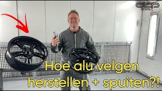 Hoe alu velgen herstellen  spuiten [upl. by Jacquet]