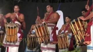 Chenda drums from Kerala Thayambaka [upl. by Muslim]