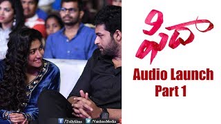 Fidaa Movie Audio Launch Part 1  Varun Tej Sai Pallavi [upl. by Shamus]