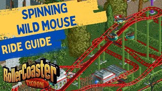 Spinning Wild Mouse Coaster  Rollercoaster Tycoon Classic Ride Guide [upl. by Rhiamon927]