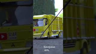 Video Truk Oleng dengan kecepatan berbeda Slowmo Memang Epic shorts [upl. by Sanson]