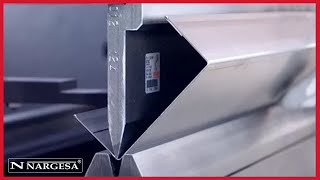 APRENDE A PLEGAR CHAPA FACILMENTE CON LA PLEGADORA HIDRAULICA MP3003CNC · FUNCIONAMIENTO  NARGESA [upl. by Ginnifer]