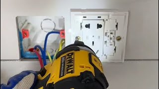 Installing a light switch 1 [upl. by Nerrat957]