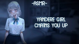 ASMR ROLEPLAY ♡yandere girl secures you♡ binauralF4A [upl. by Yltsew702]