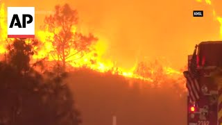 California wildfires grow to more than 45000 acres [upl. by Alboran]