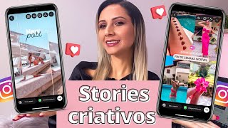 Stories Criativos para o Instagram  Atualizado 2022 [upl. by Baler]