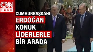 Türk Devletleri Teşkilat Zirvesinde Erdoğan liderlerle bir araya geliyor [upl. by Hotze402]