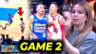 Kyt Jimenez anklebreaker resbak ang asawa ni Abueva wagas ang asaran  Game 2 Finals SMB vs Mags [upl. by Thgiwed]