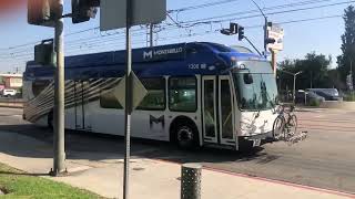 Montebello Bus Lines 2023 New Flyer XN40 1308 102524 [upl. by Baryram]