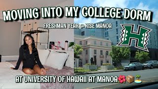 COLLEGE MOVE IN DAY  UNIVERSITY OF HAWAII AT MANOA  FRESHMAN YEAR EP 1 [upl. by Patrizio]