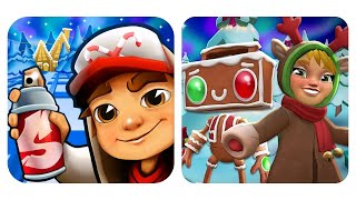 SUBWAY SURFERS NORTH POLE 2021 CLEMENTINE VS GINGERBOT [upl. by Muraida]