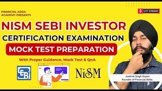 SEBI Investor Certification Examination Mock Test Preparation 50 Ques nismexams sebinism sebi [upl. by Winterbottom]