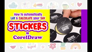 How to Automatically Lay and Calculate your Stickers For Large Format Printing [upl. by Tedman]